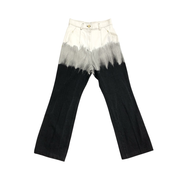 Mame Kurogouchi マメクロゴウチ Gradient Dye Flare Jeans MM24FW