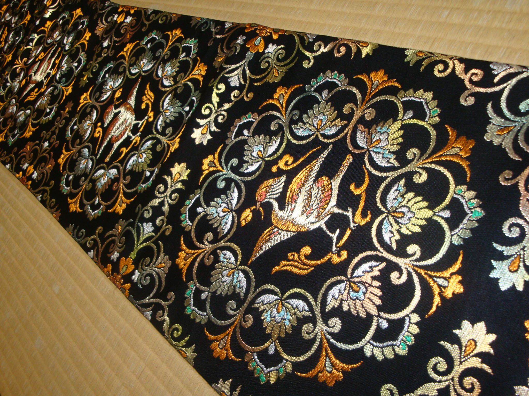 龍村の帯文様で見る正倉院（1） 天平鏡花錦 ｜ バイク呉服屋の忙しい日々