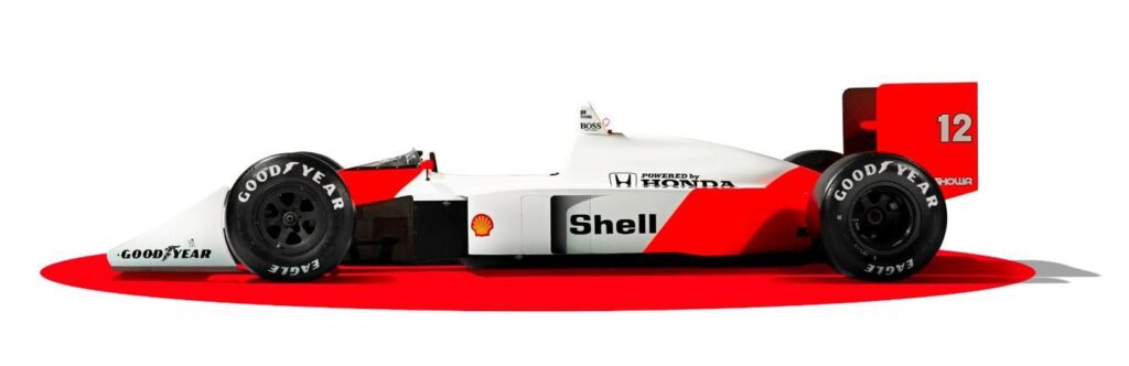 アイルトン・セナのチャンピオンマシン。マクラーレン・ホンダMP4/4