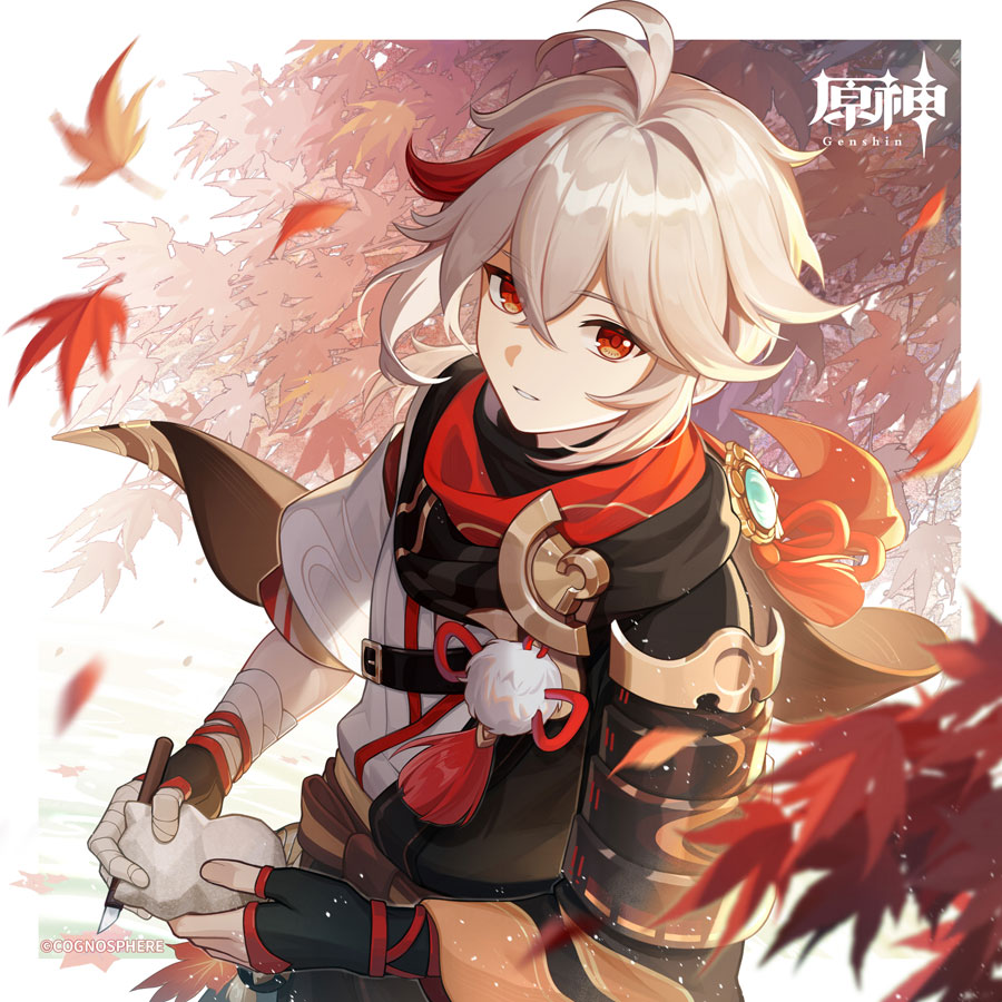 原神】楓原万葉(かえではらかずは)の公式イラスト | 原神攻略まとめ│9-gld