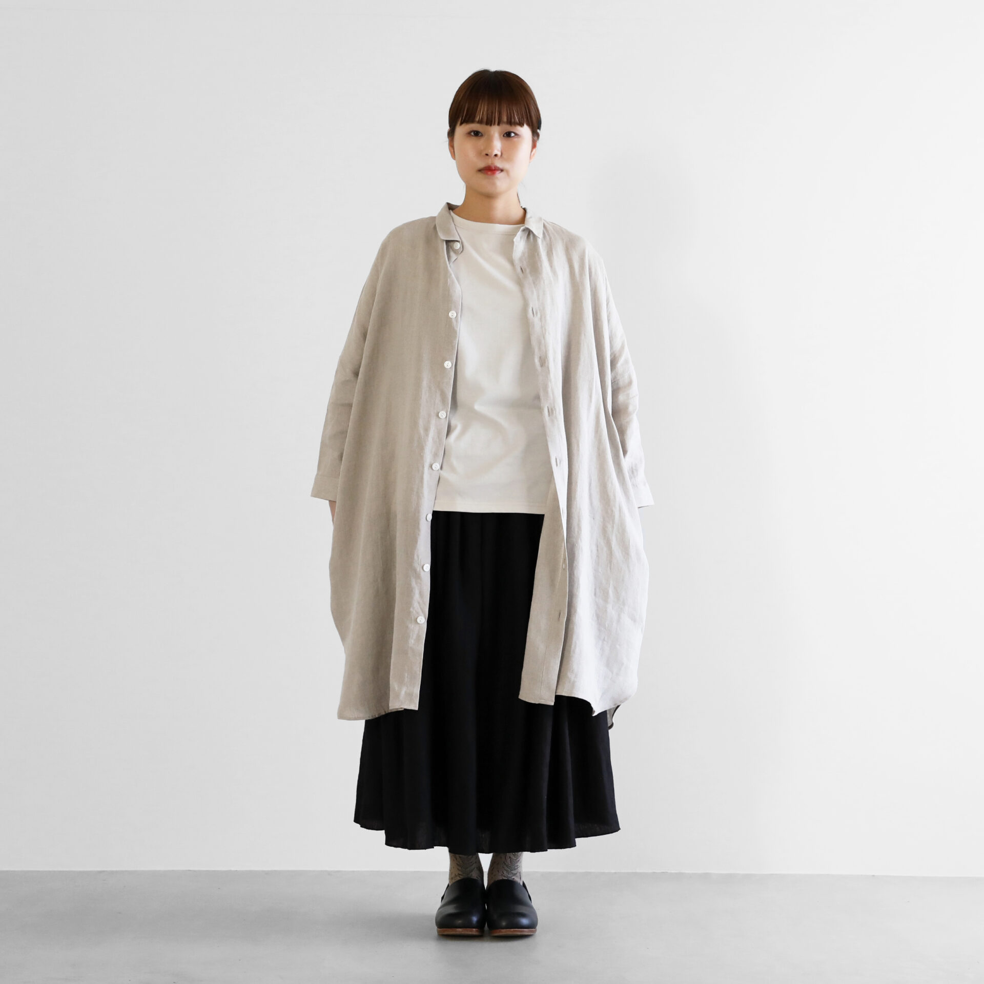 シャトルリネンロングシャツ【ユニセックス】004をリリースしました