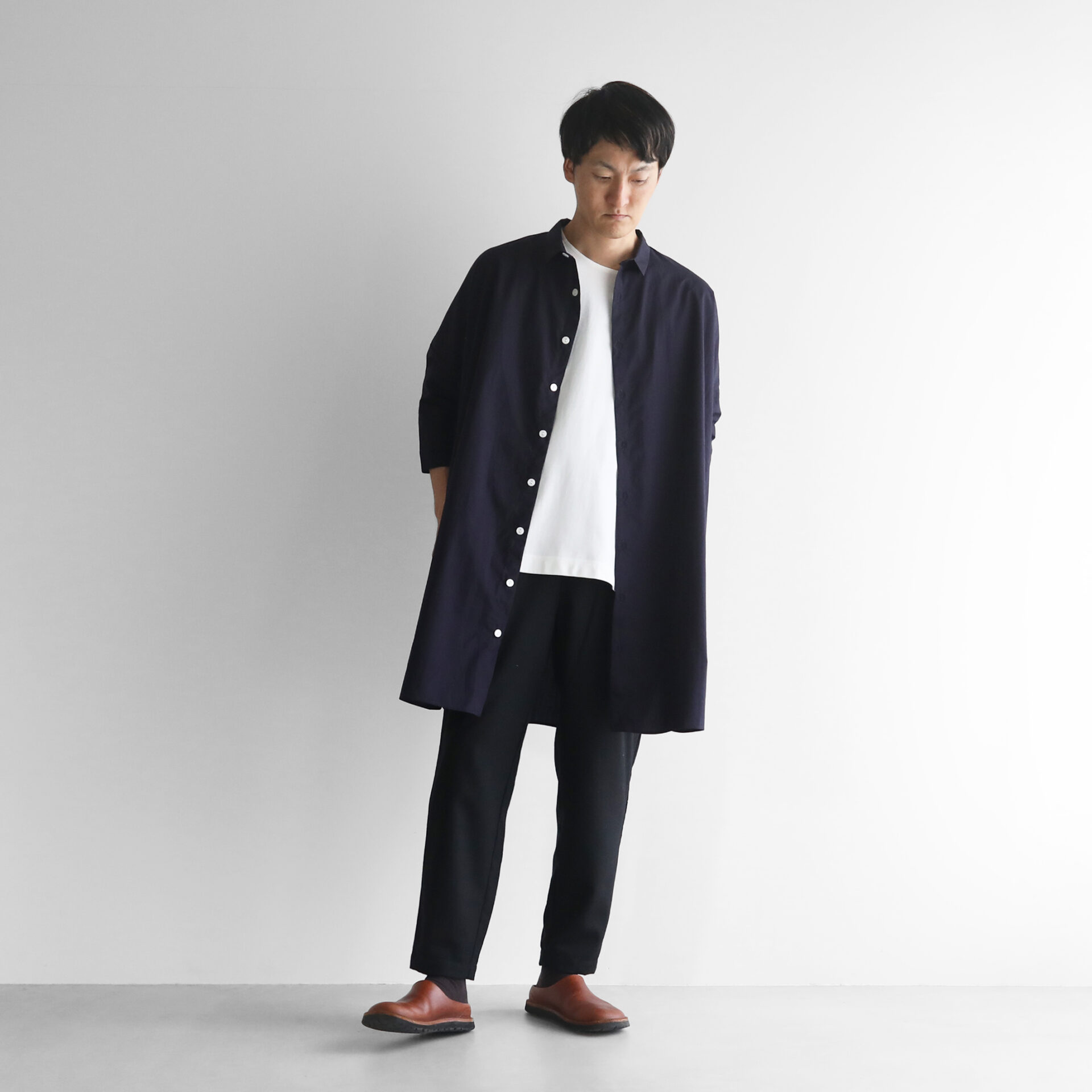 タイプライタークロスロングシャツ 004をリリースしました／ – HUIS