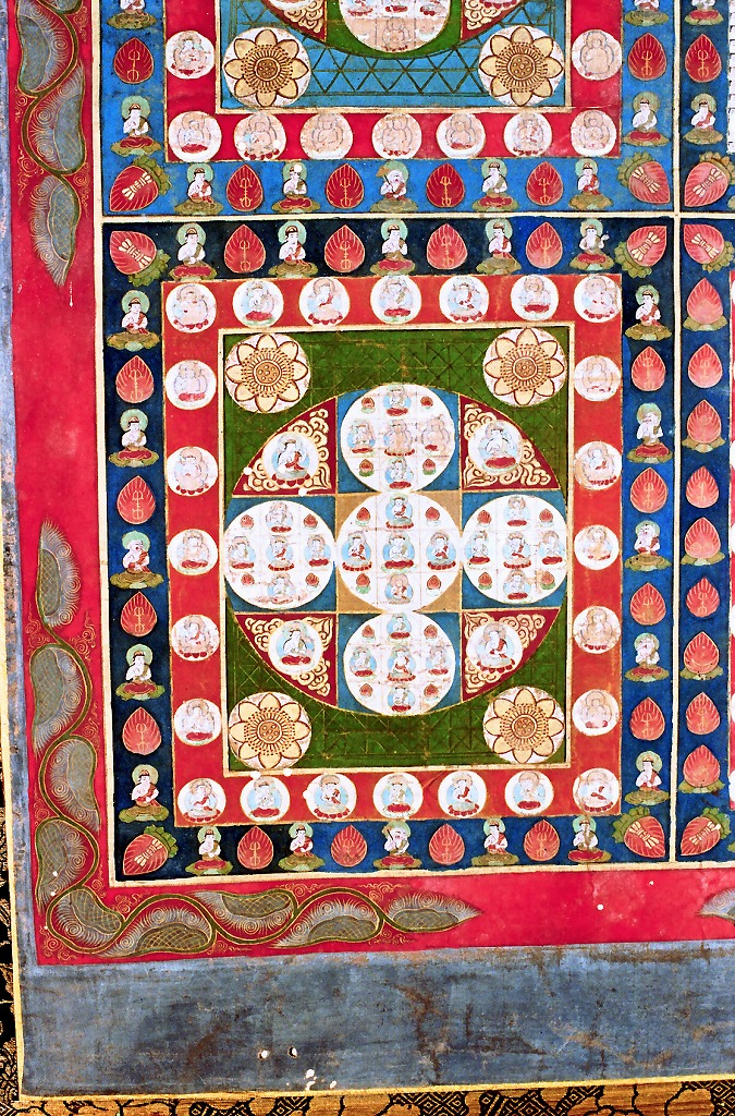 絹本著色両界曼荼羅図｜砺波正倉