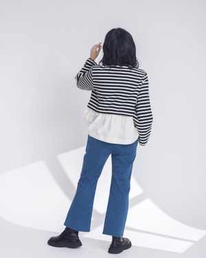 147_ichi_yon_nana】セミフレアデニム｜低身長さん必見・小柄女性向け