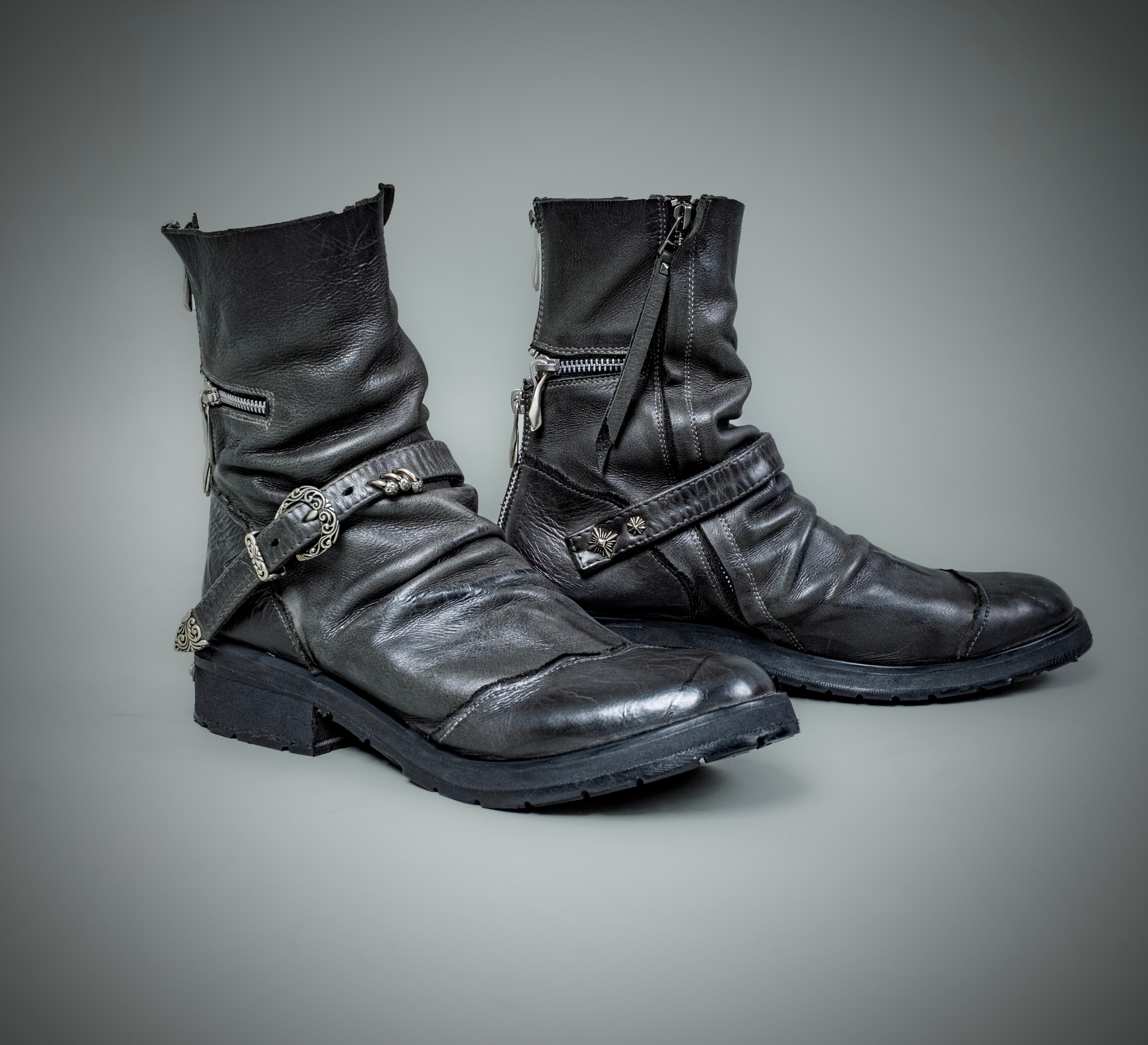 Cross Zip Boots – 14th Addiction