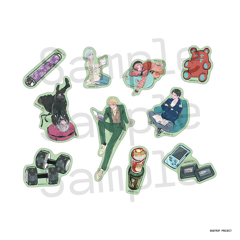18TRIP Cassette #01~05』カセットイラストグッズ発売決定！ | 【公式