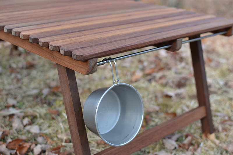 受注生産】ウォールナットキャンプテーブル KUROSON370の通販｜【196