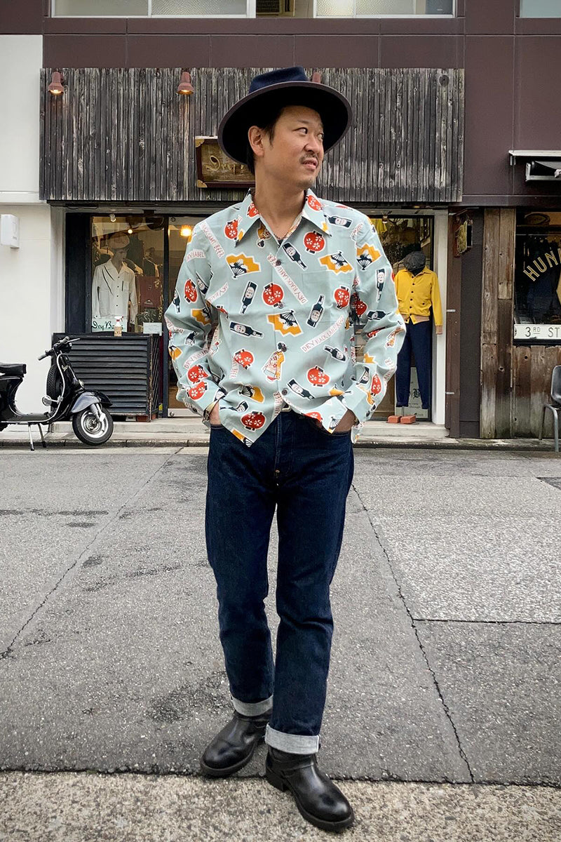 L/S Hawaiian Shirt “BEER” – Dry Bones Online Shop