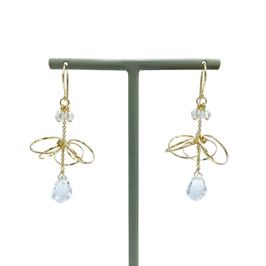 K14GF 煌めくシャンデリア ピアス｜GFP1322