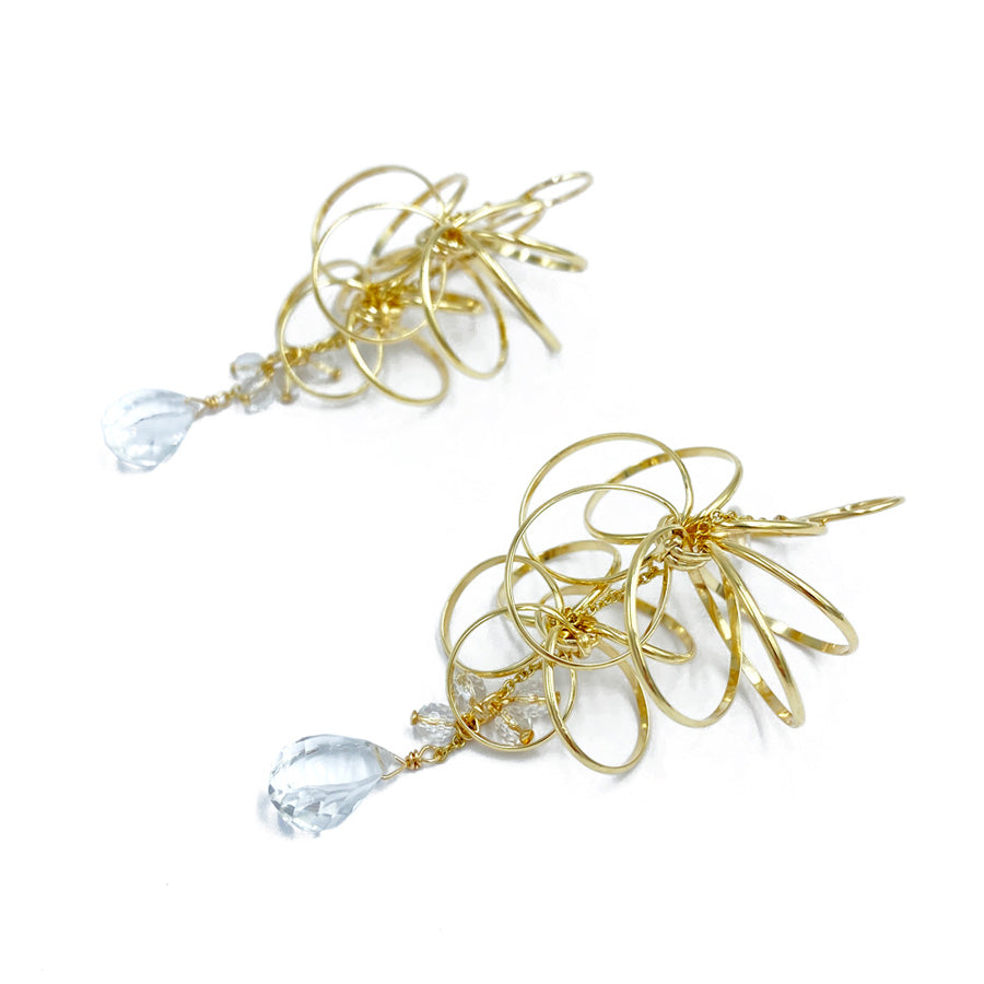 K14GF 煌めくシャンデリア ピアス｜GFP1323