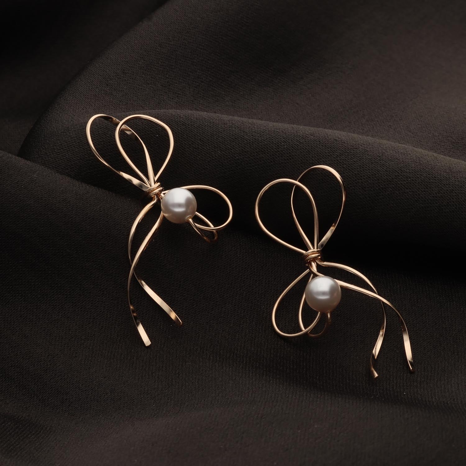 K14GF 結びのかたち ピアス｜GFP1364GD