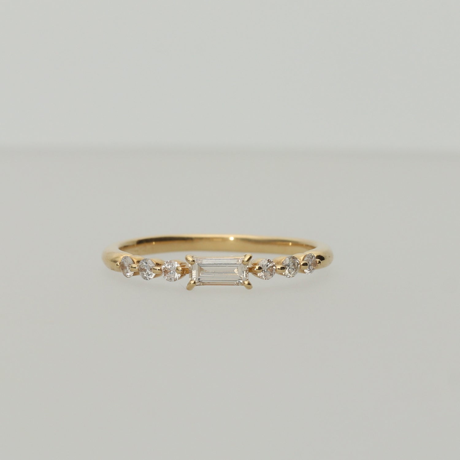 K18 バケットダイヤ リング｜GR5541