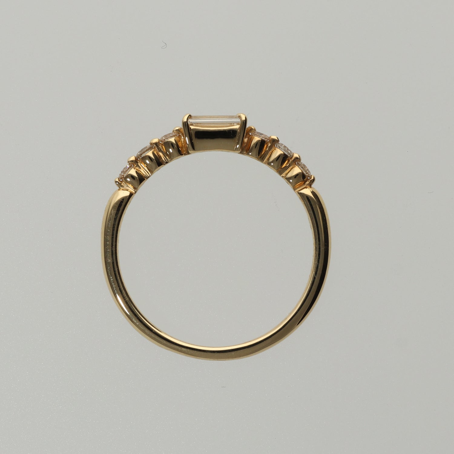 K18 バケットダイヤ リング｜GR5541