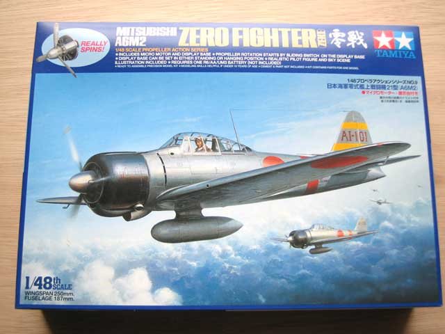 タミヤ 1/48 プロペラアクション「日本海軍零式艦上戦闘機21型（A6M2