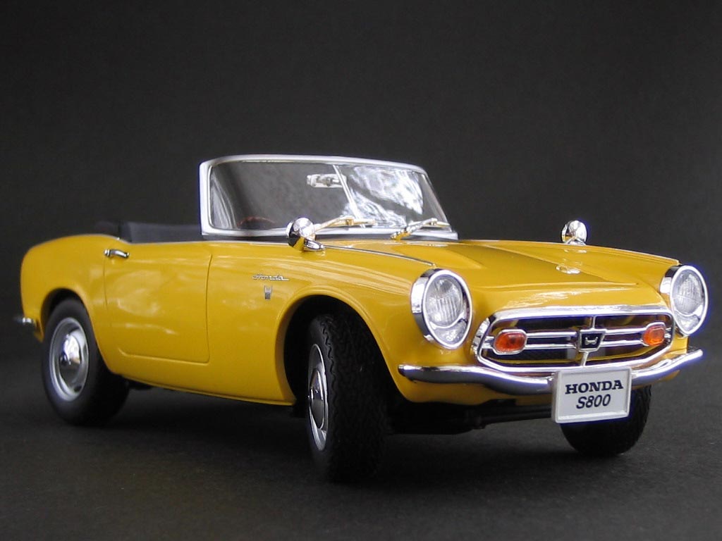 タミヤ 1/24「ホンダ S800」プラモデル制作記＆完成写真