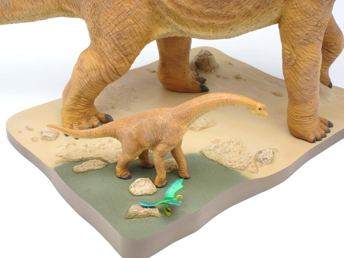 タミヤ 1/35「ブラキオサウルス情景セット」プラモデル制作記＆完成写真