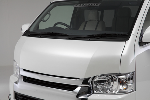 ハイエース ワイドボディー用 ボクシースタイル ユーロボンネットを