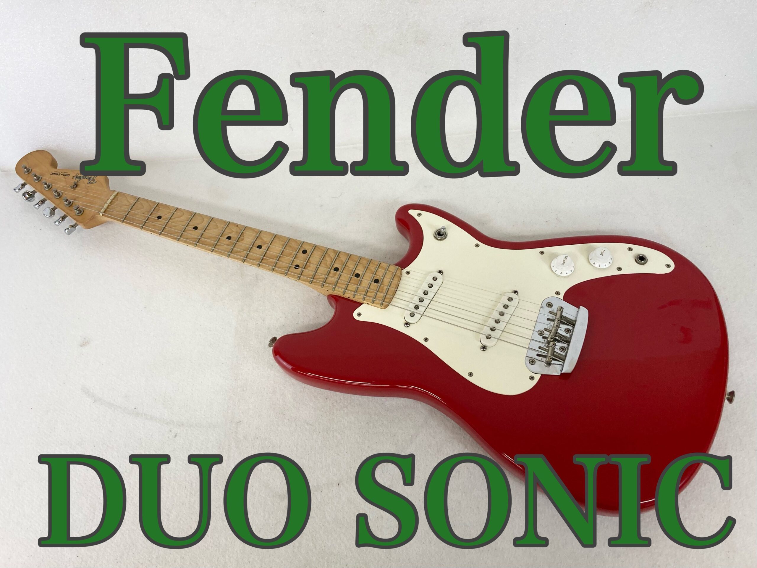 フェンダーの廉価モデル、デュオソニックとテレキャスターを比べてみ