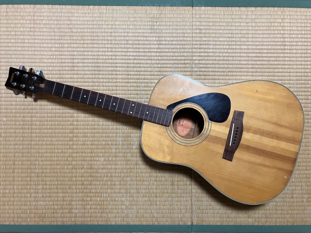 ヤマハのアコースティックギターを自分でリペアしてみた！その方法や