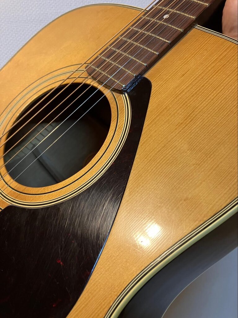 ヤマハのアコースティックギターを自分でリペアしてみた！その方法や