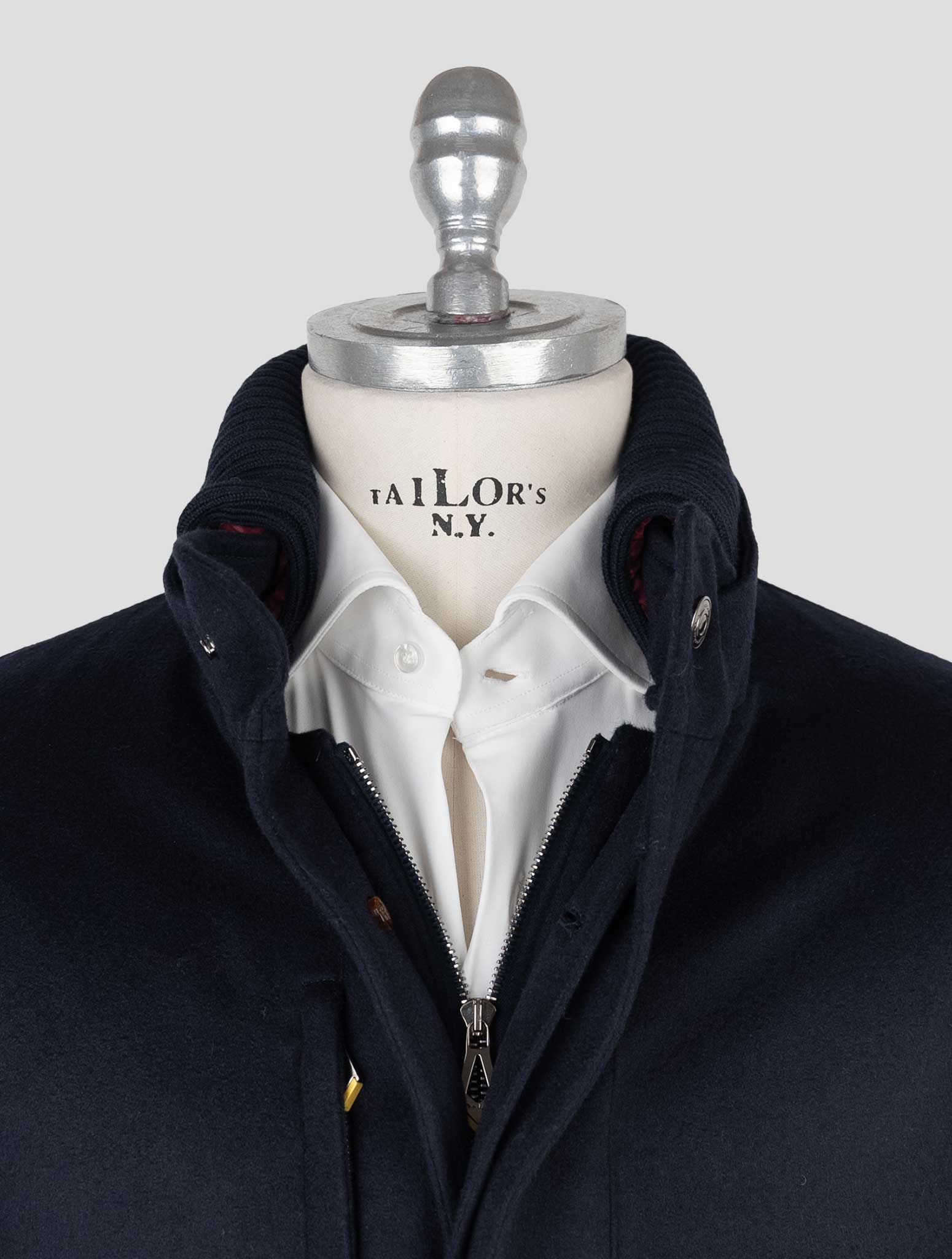 Sartorio Napoli Blue Cashmere Coat – 2Men