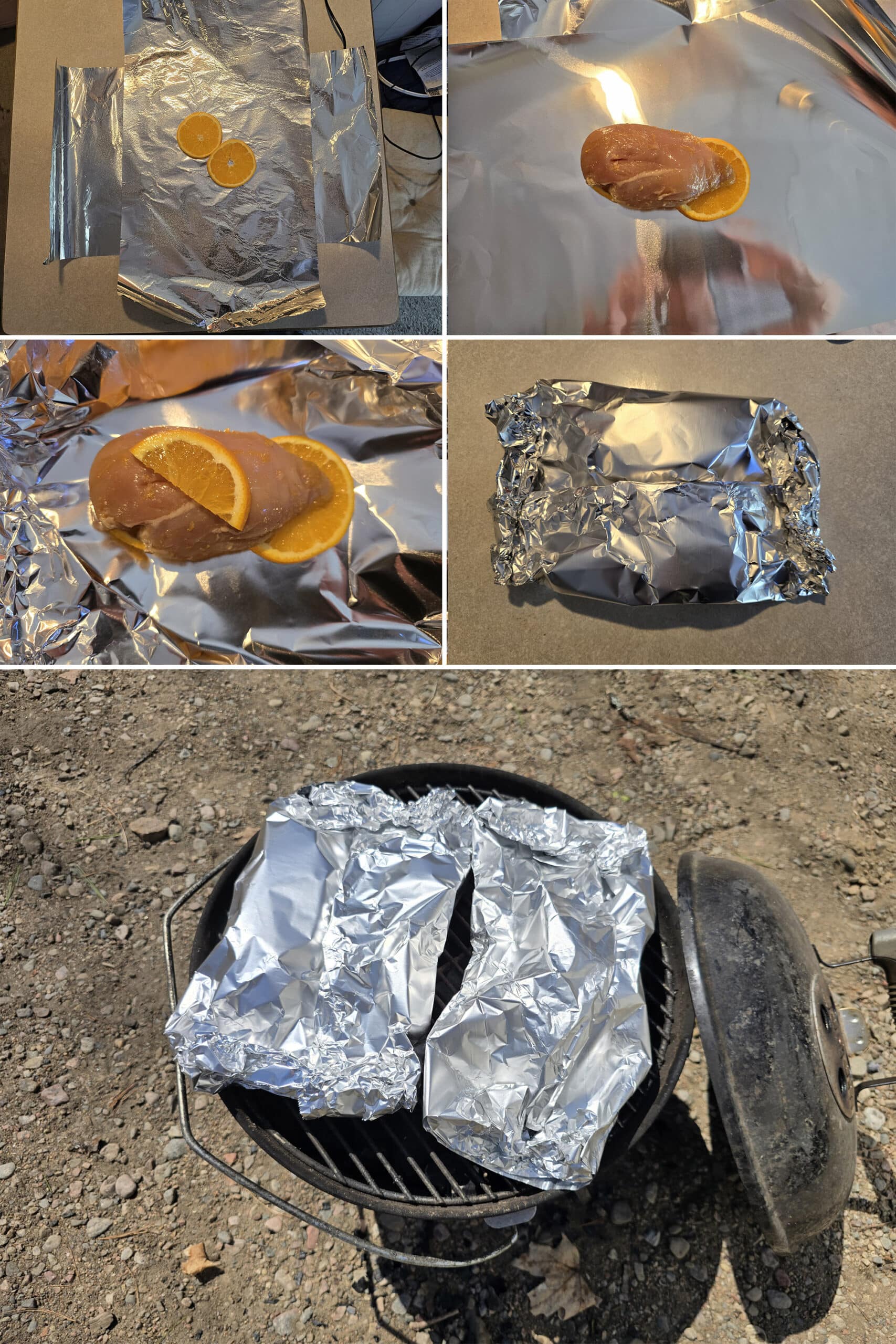 Campfire Ginger-Orange Chicken Foil Packets Recipe - 2 Nerds In A