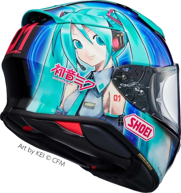 SHOEI Z-8にNewカラー「初音ミク」とのコラボモデル『Z-8 初音ミク』新