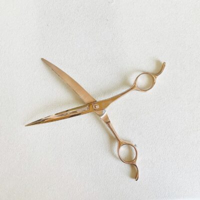 使うたびにときめく ピンクゴールドのカーブシザー 6.5インチ | 333