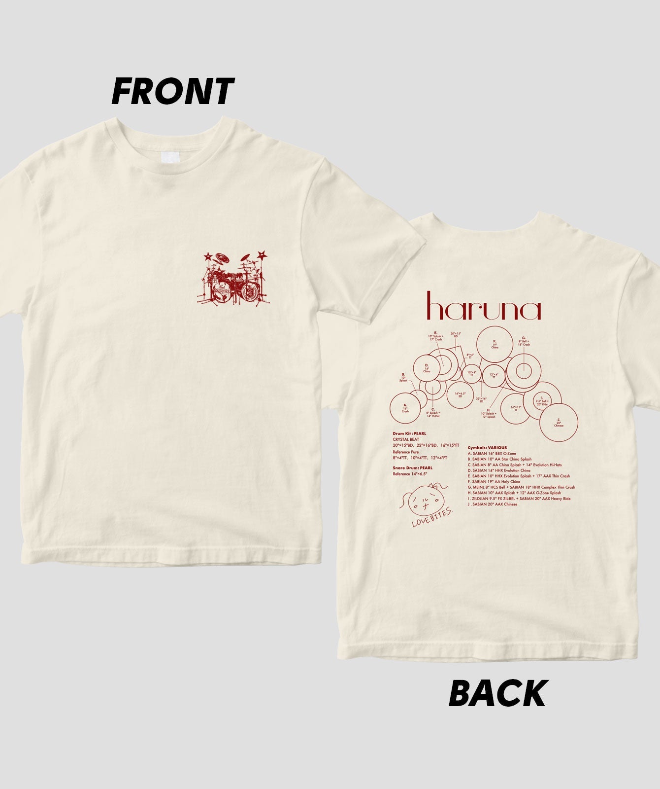 Drummer's Set Up Vol.18 haruna［LOVEBITES］ – T-OD（株式会社