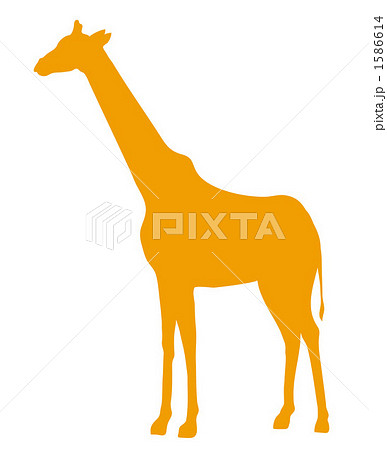 キリンのシルエットのイラスト素材 [1586614] - PIXTA