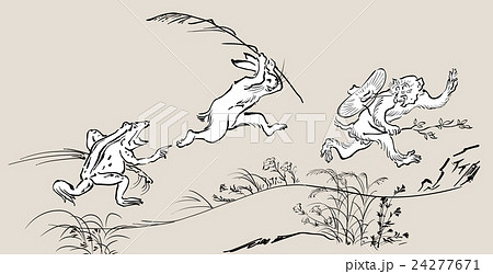 鳥獣戯画のイラスト素材 [24277671] - PIXTA