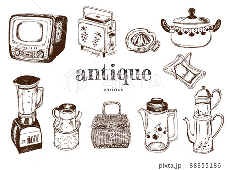 アンティーク_イラスト1_手書きのイラスト素材 [88355186] - PIXTA