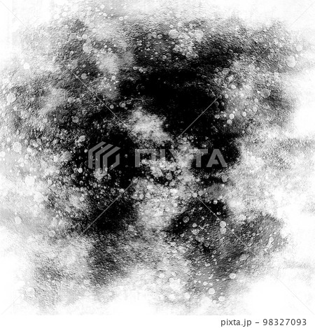 抽象的 日本風 水墨画 パターンのイラスト素材 [98327093] - PIXTA