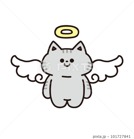 天使な猫・キャラクターのイラスト素材 [101727841] - PIXTA
