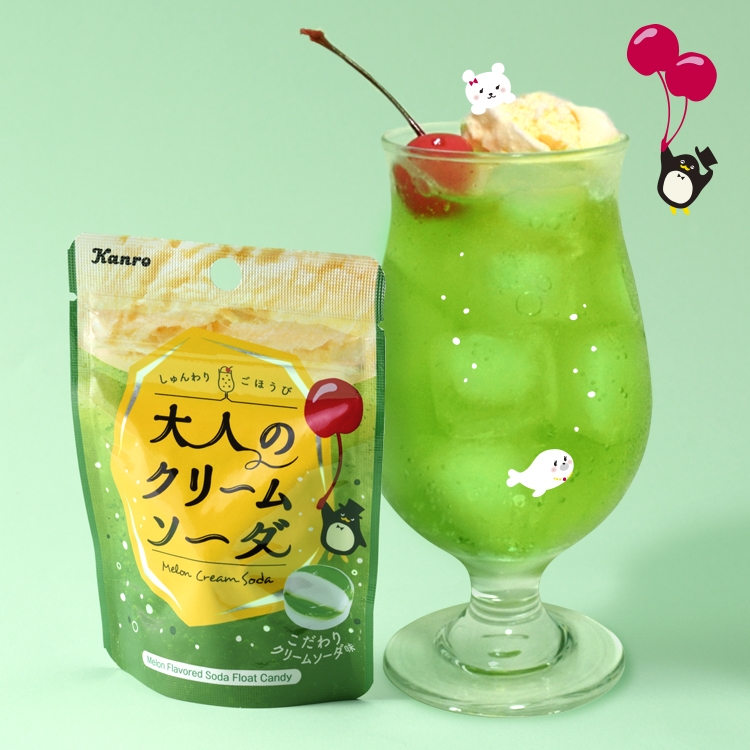 大人のクリームソーダ パッケージデザイン（食品 / 飲料）| 株式会社T3