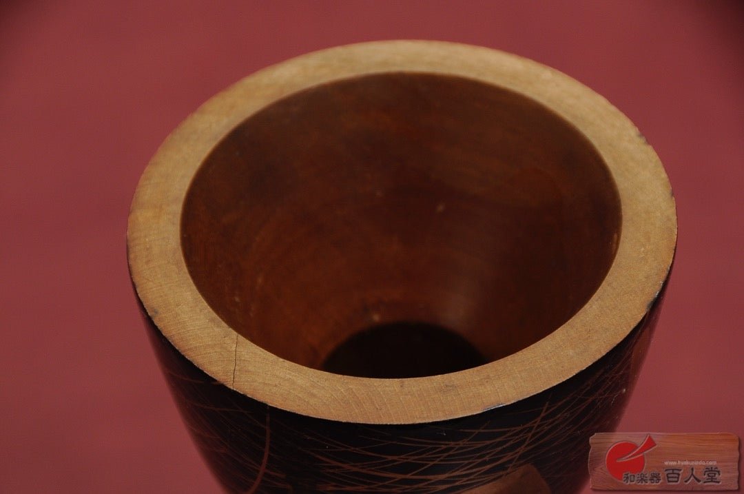 小鼓胴 稲穂に鳴子蒔絵