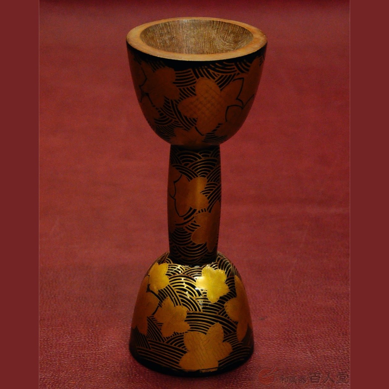 小鼓古胴 桜に鳴子金蒔絵