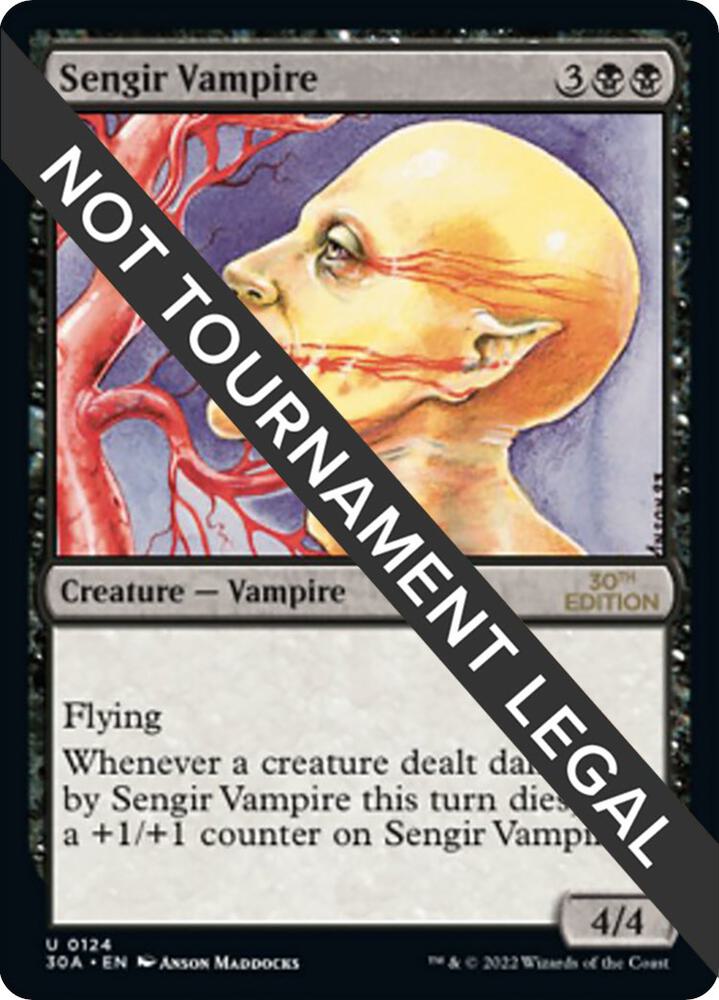Sengir Vampire - 30th Anniversary Edition - Magic: The Gathering