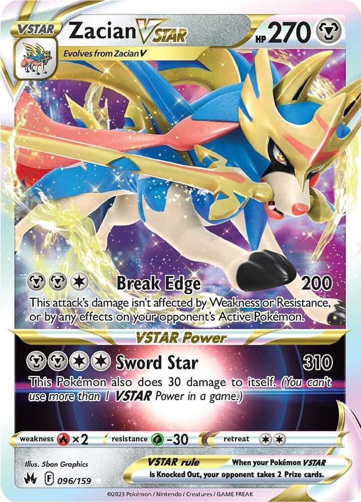 Zacian VSTAR - Crown Zenith - Pokemon - TCGplayer.com