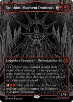 Solphim, Mayhem Dominus (Oil Slick Raised Foil) - Phyrexia: All