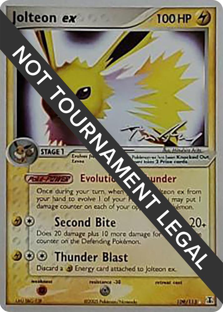 Jolteon ex - 2007 (Tom Roos) - World Championship Decks - Pokemon
