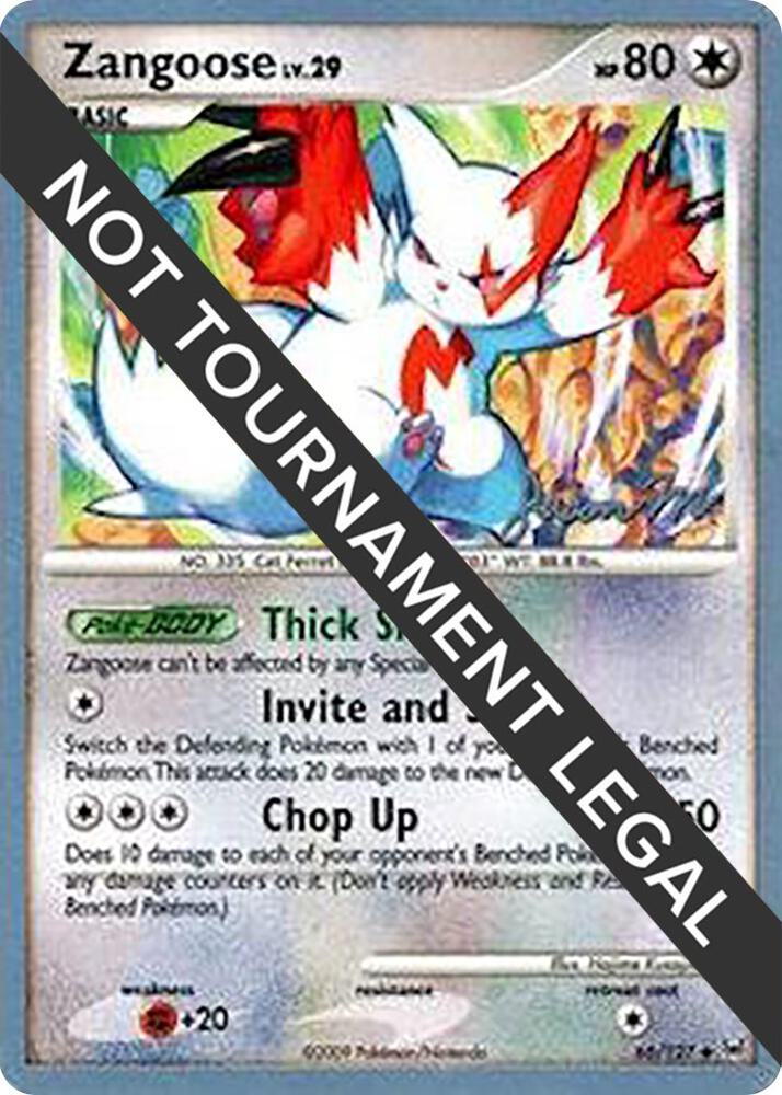 Zangoose - 2009 (Jason Martinez) - World Championship Decks