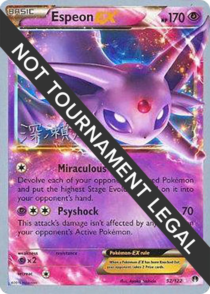 Espeon EX - 2017 (Kabu Fukase) - World Championship Decks
