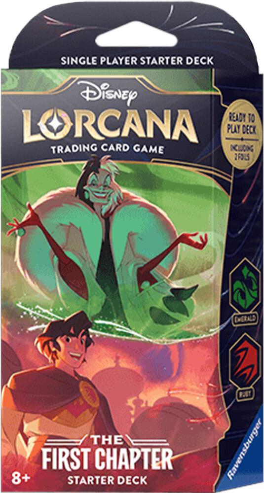 Disney Lorcana: The First Chapter Starter Deck (Emerald & Ruby