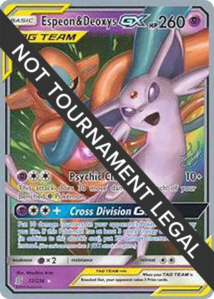 Espeon & Deoxys GX - 2019 (Henry Brand) - World Championship Decks