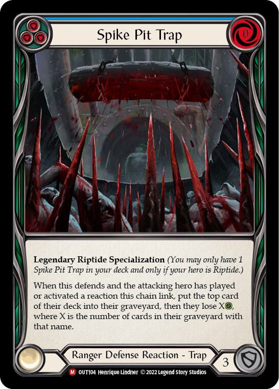 Spike Pit Trap - Outsiders - Flesh and Blood TCG - TCGplayer.com