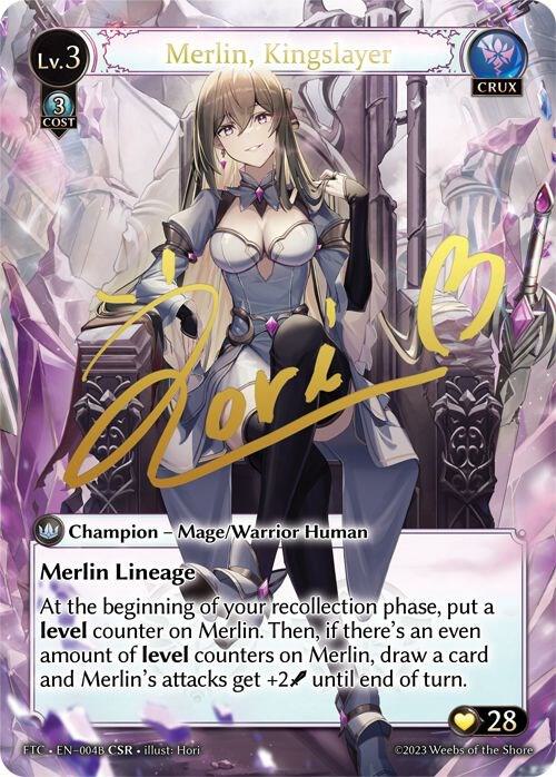 Merlin, Kingslayer (B) (CSR) - Fractured Crown - Grand Archive TCG