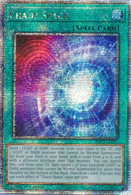Chaos Space (Quarter Century Secret Rare) - 25th Anniversary