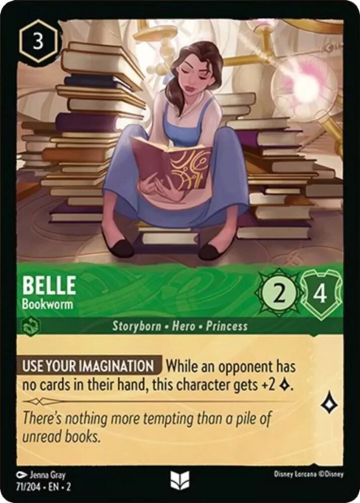 Belle - Bookworm - Rise of the Floodborn - Disney Lorcana