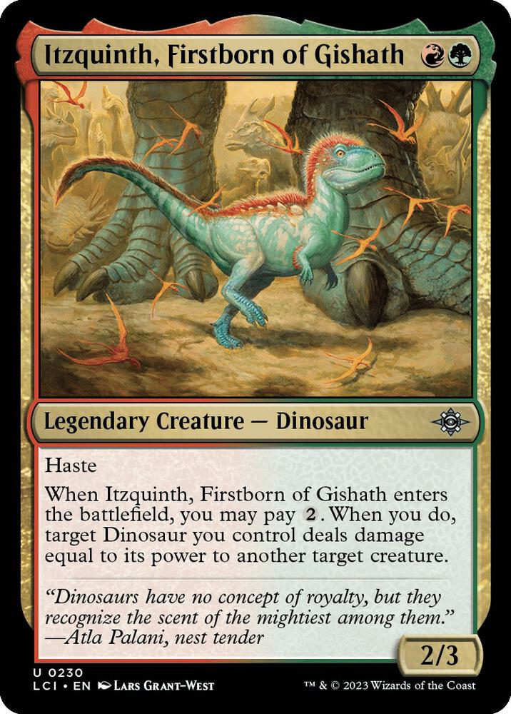 Itzquinth, Firstborn of Gishath - The Lost Caverns of Ixalan